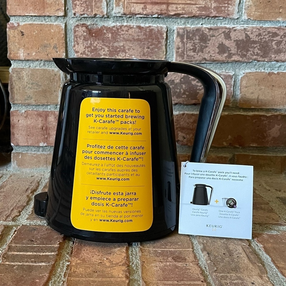 NWT Keurig Black Carafe